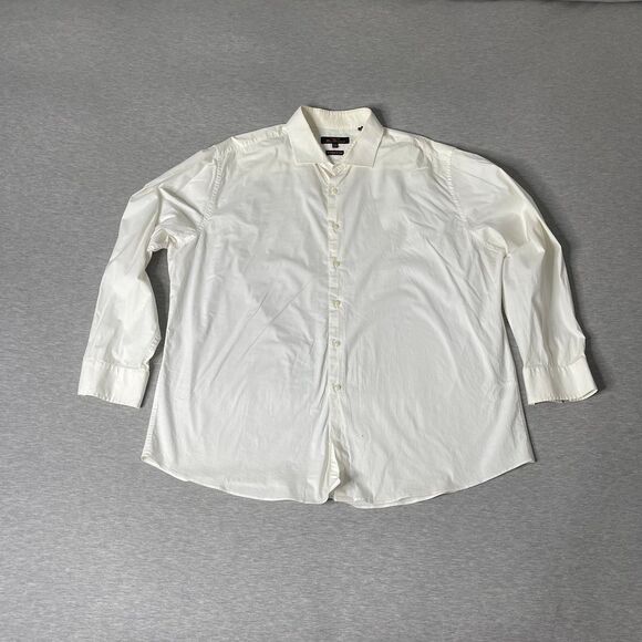 The Original Ben Sherman Men’s Solid White Button-Up Dress Shirt - Picture 7 of 11